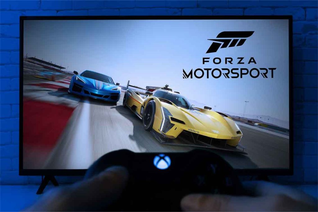 Photo of Forza Motorsport title screen