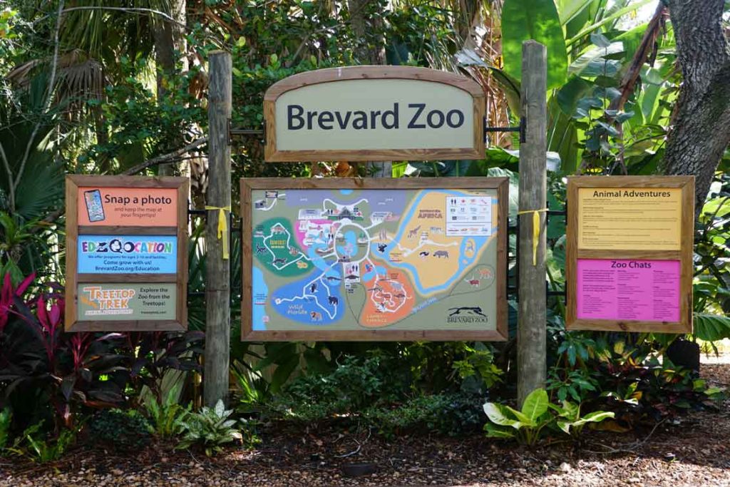 Photo of Brevard Zoo map