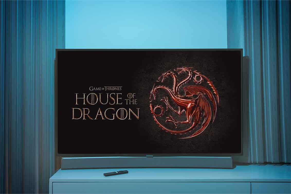 Photo of House of Dragon title screen