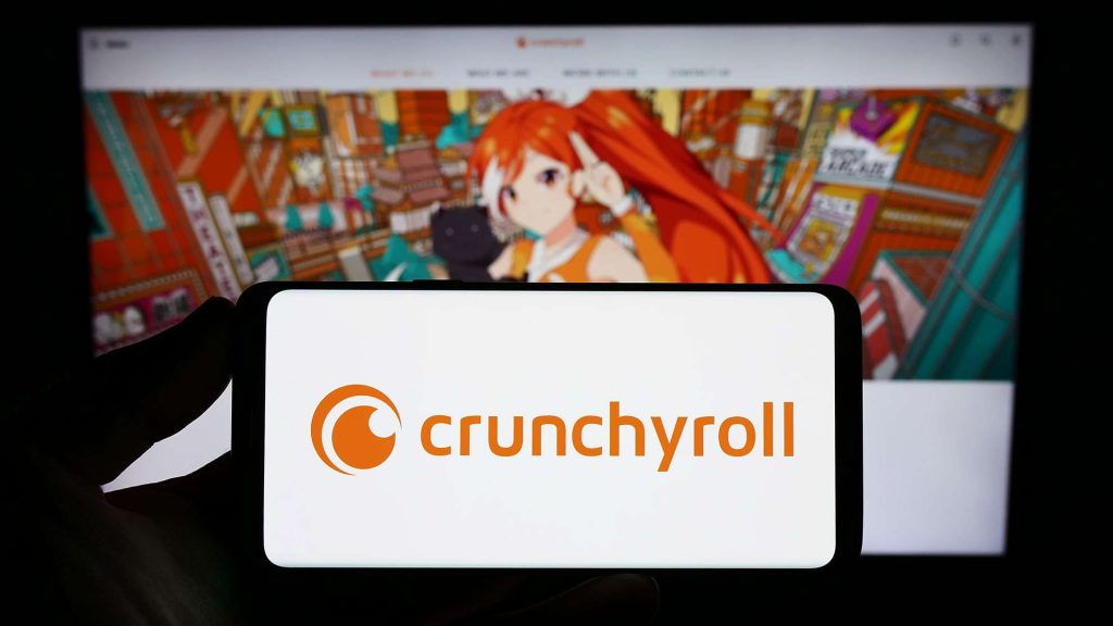 Photo of Crunchyroll streaming service startup screen