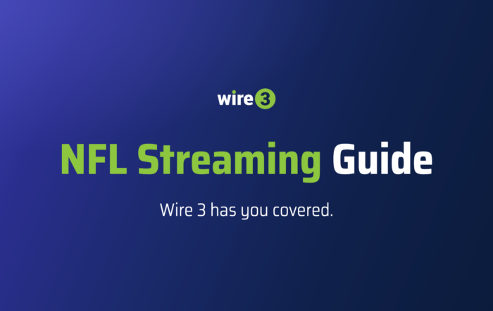 Wire 3 graphic reading "NFL Streaming Guide: Wire 3 has you covered"